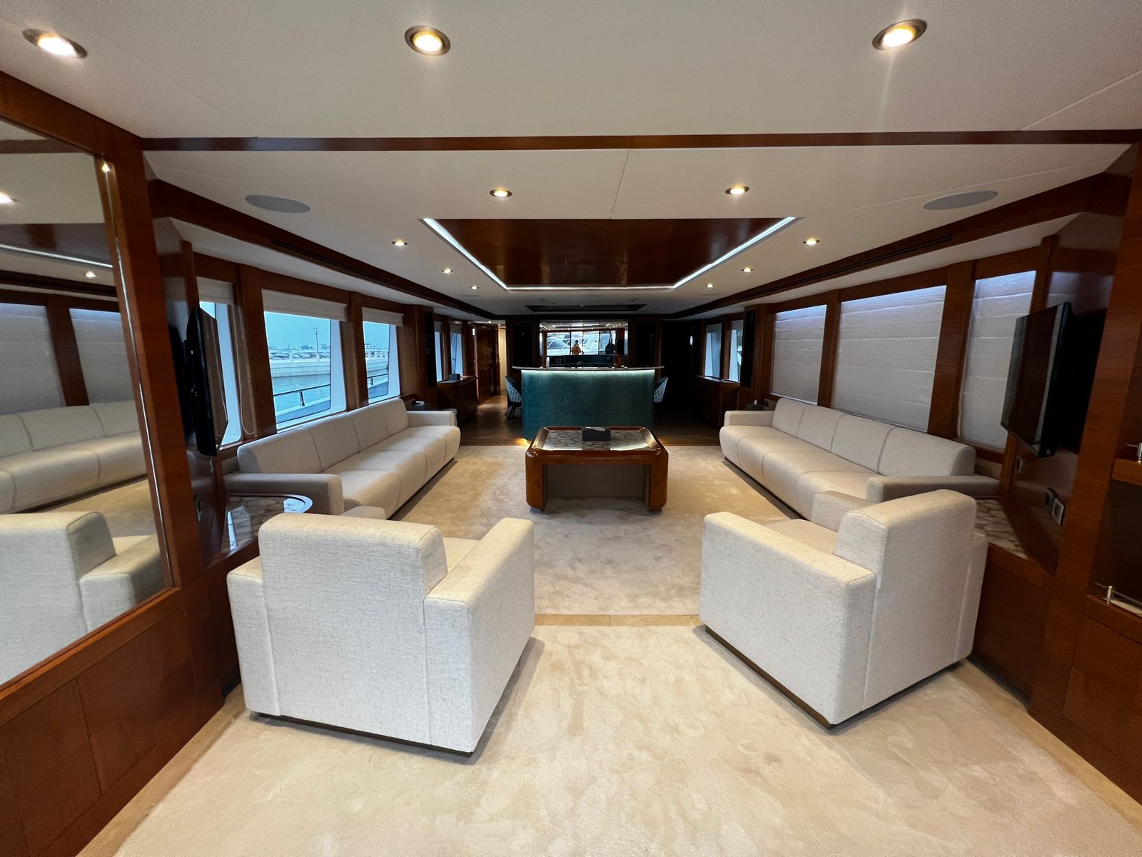 yacht interior upholstery